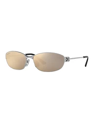 Balenciaga Unisex Rectangle Sunglasses, BB0336S 6E000342