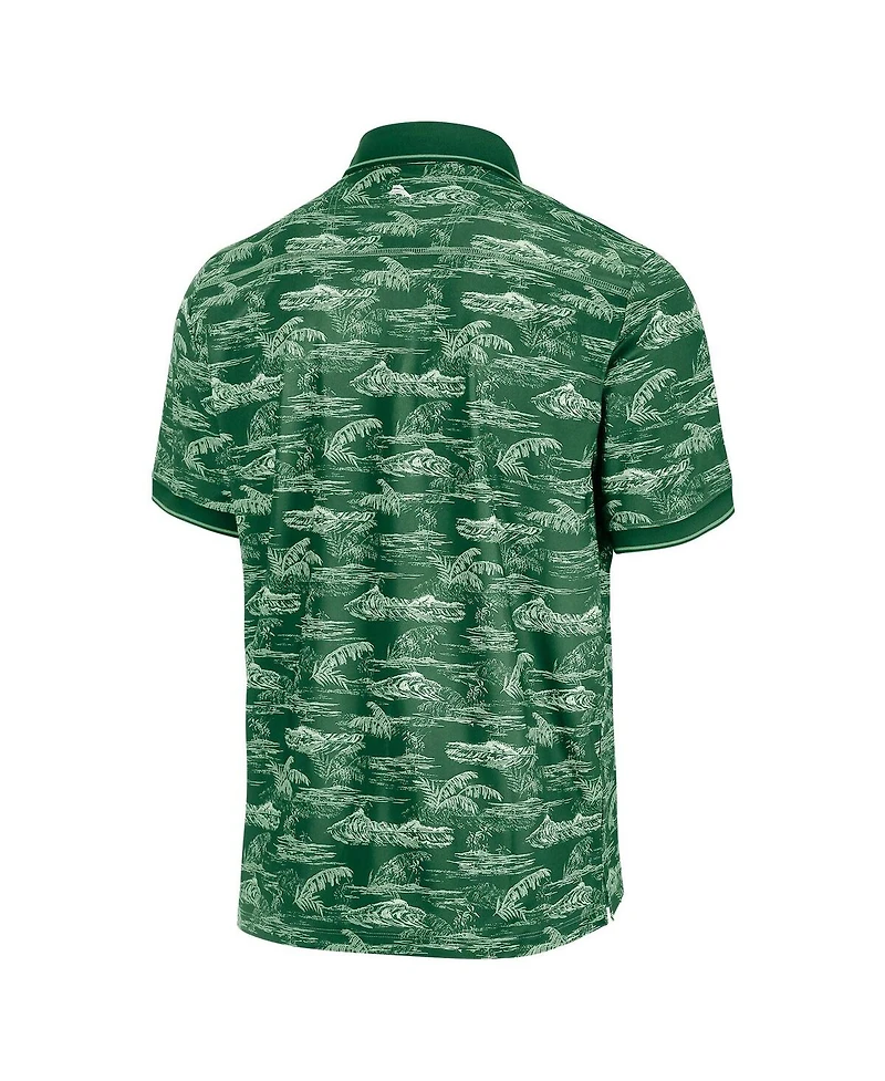Tommy Bahama Men's Green Michigan State Spartans Sport Bay View IslandZone Polo Shirt