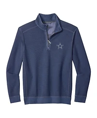 Tommy Bahama Men's Navy Dallas Cowboys Sport Tobago Half-Zip Pullover