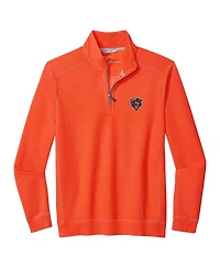 Tommy Bahama Men's Orange Chicago Bears Sport Tobago Half-Zip Pullover Sweatshirt