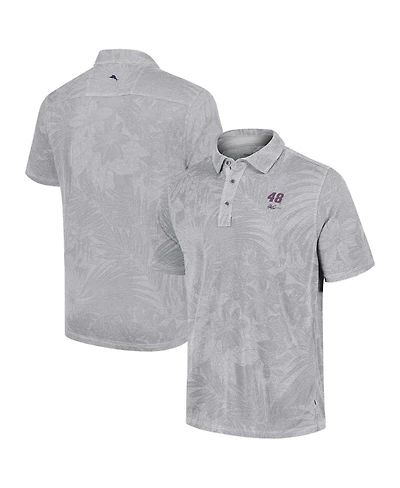 Tommy Bahama Men's Gray Alex Bowman Santiago Paradise Polo Shirt