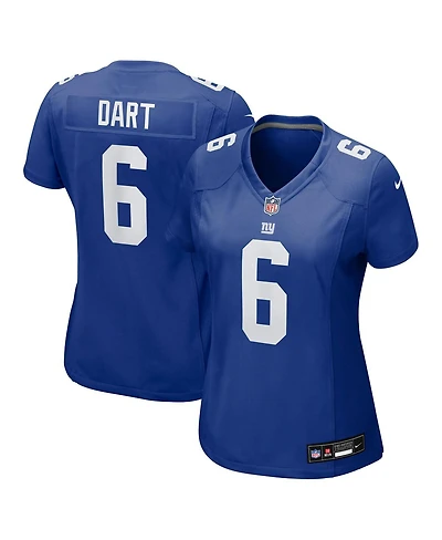 Nike Women's Jaxson Dart Royal New York Giants Team Game Jersey