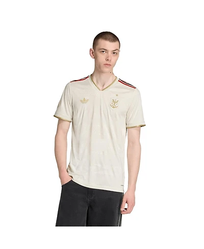 Adidas Men's Tan Cr Flamengo 2025/26 Third Replica Jersey