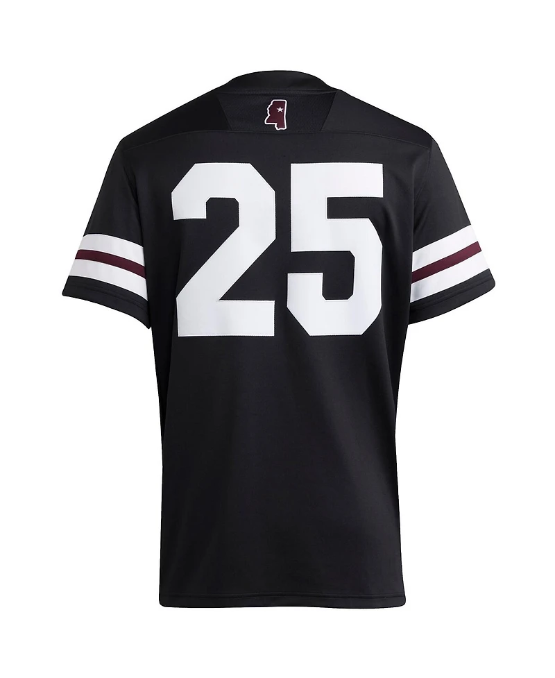 Adidas Men's 25 Black Mississippi State Bulldogs Premier Strategy Jersey