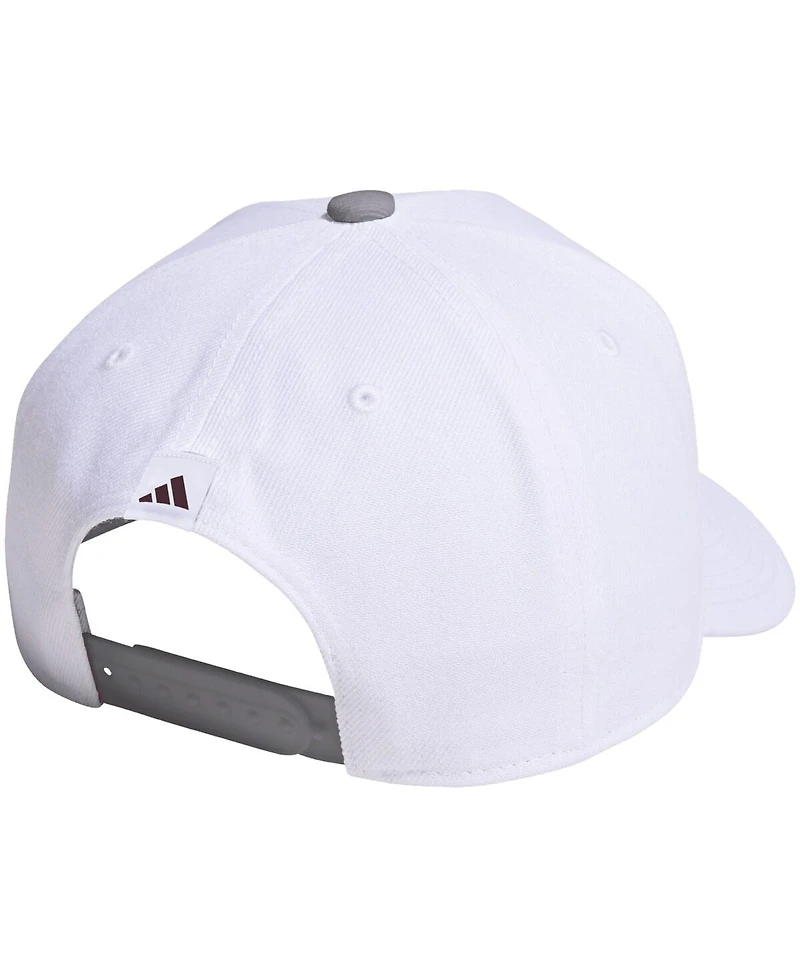 Adidas Men's and Women's White Texas A M Aggies Locker Room A-Frame Adjustable Hat