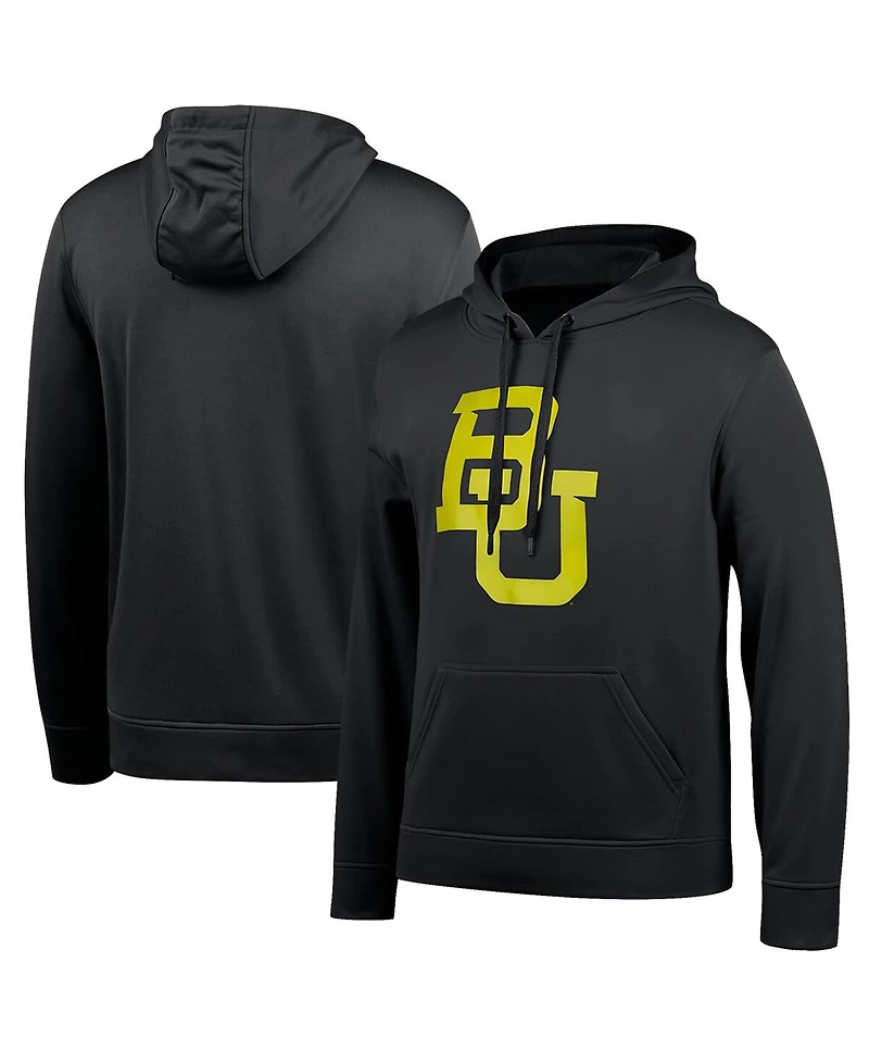 Fanatics Unlabeled Men's Black Baylor Bears Fleece Pullover Hoodie