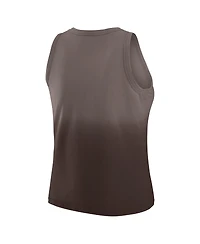 Wear by Erin Andrews Women's x Gracie Hunt Brown Cleveland Browns Ombre Tank Top