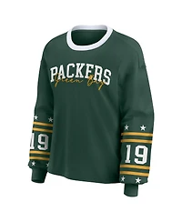 Wear by Erin Andrews Women's Green Bay Packers Sport Long-Sleeve T-Shirt