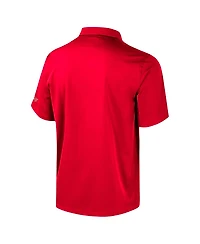 Colosseum Men's Red Wisconsin Badgers Strike Bowling Button-Up Shirt