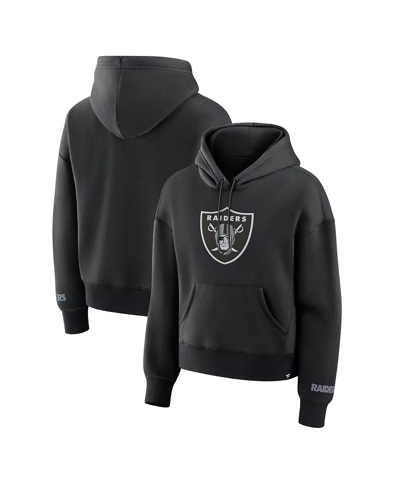Fanatics Women's Black Las Vegas Raiders Legacy Fleece Pullover Hoodie