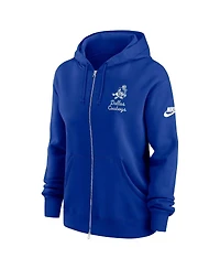 Nike Women's Navy Dallas Cowboys Phoenix Rewind Full-Zip Hoodie
