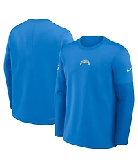 Nike Men's Powder Blue Los Angeles Chargers Sideline Scripted to Win Performance Long Sleeve T-Shirt