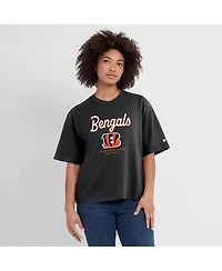 Nike Women's Black Cincinnati Bengals Essential Script Relaxed Boxy T-Shirt