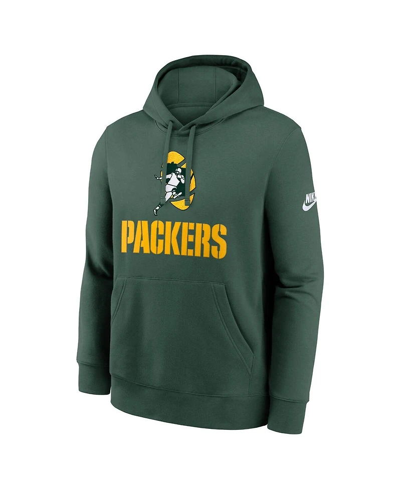 Nike Men's Green Bay Packers Best Season Rewind Club Pullover Hoodie
