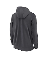 Nike Men's Anthracite Los Angeles Chargers Primetime Club Full-Zip Hoodie