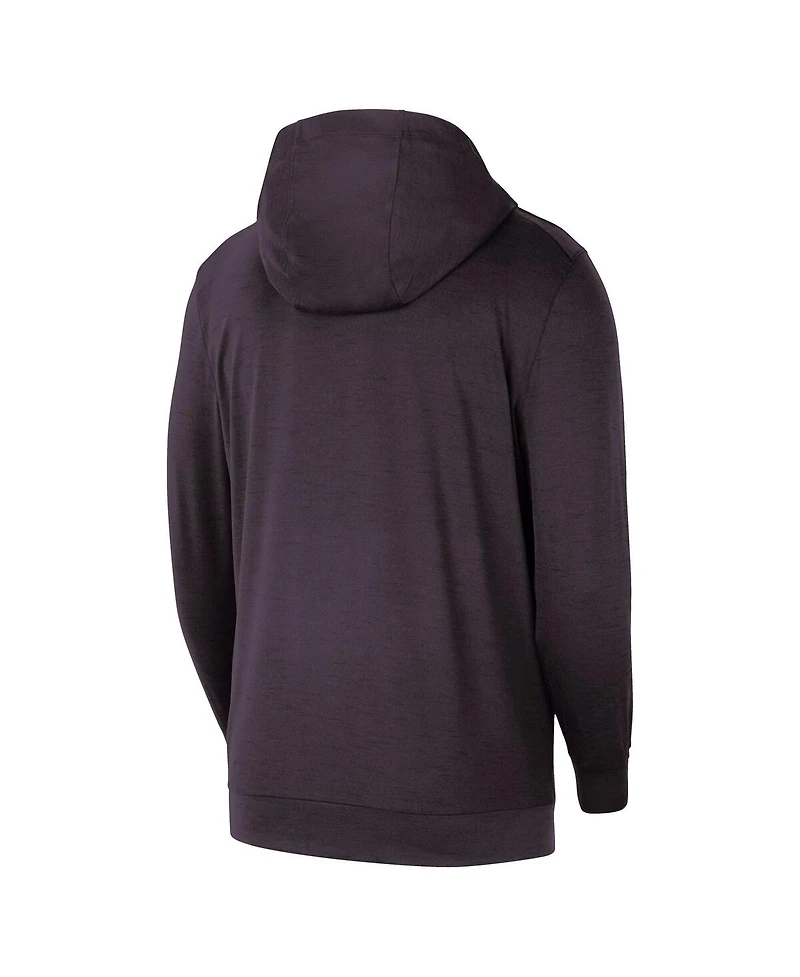 Nike Men's Black Los Angeles Lakers Authentic Practice Yoga Restore Pullover Hoodie
