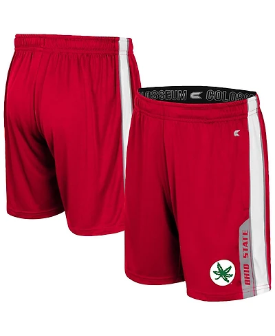 Colosseum Big Boys and Girls Scarlet Ohio State Buckeyes Gumbaldia Shorts