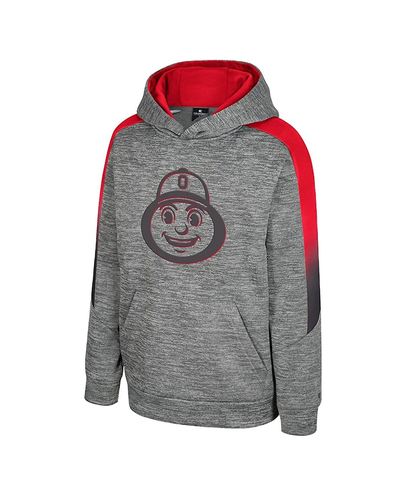 Colosseum Big Boys and Girls Gray Ohio State Buckeyes the Gang Hoodie