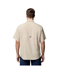 Columbia Men's Tan Texas Longhorns Tamiami Omni-Shade Button-Down Shirt