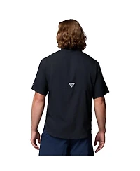 Columbia Men's Black Texas Longhorns Tamiami Omni-Shade Button-Down Shirt