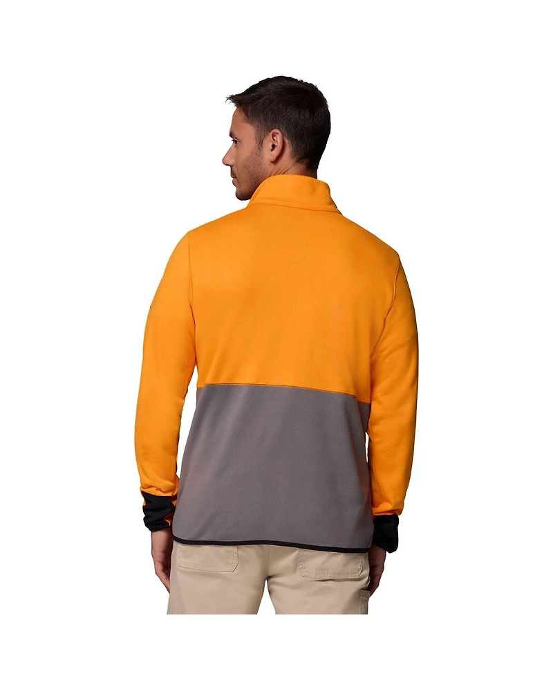 Columbia Men's Tennessee Orange/Gray Volunteers Hike Omni-Wick Half-Zip Pullover Sweatshirt