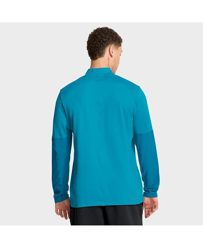 Nike Men's Turquoise Florida State Seminoles One Goal Performance Half-Zip Pullover Sweatshirt