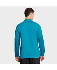 Nike Men's Turquoise Florida State Seminoles One Goal Performance Half-Zip Pullover Sweatshirt