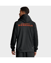 Nike Men's Black Cincinnati Bengals Sideline Standard Issue Initial Home Dri-fit Hoodie