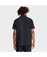 Nike Men's Navy Houston Texans Sideline City Pride Woven Performance Polo Shirt