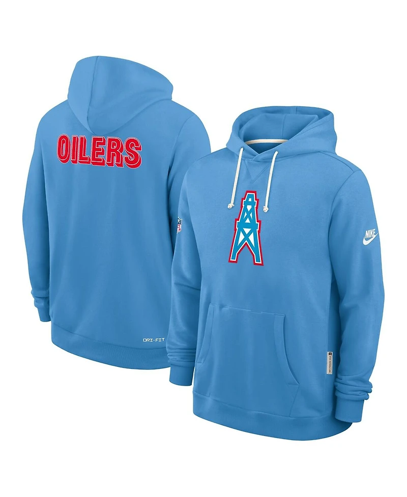Nike Men's Light Blue Tennessee Titans Sideline Standard Issue Alt 2 Dri-fit Hoodie