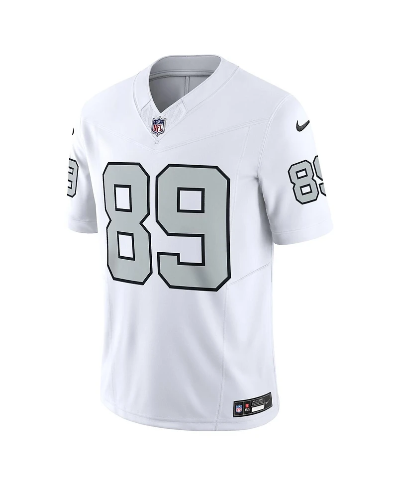 Nike Men's Brock Bowers White Las Vegas Raiders Alternate Vapor F.u.s.e. Limited Jersey