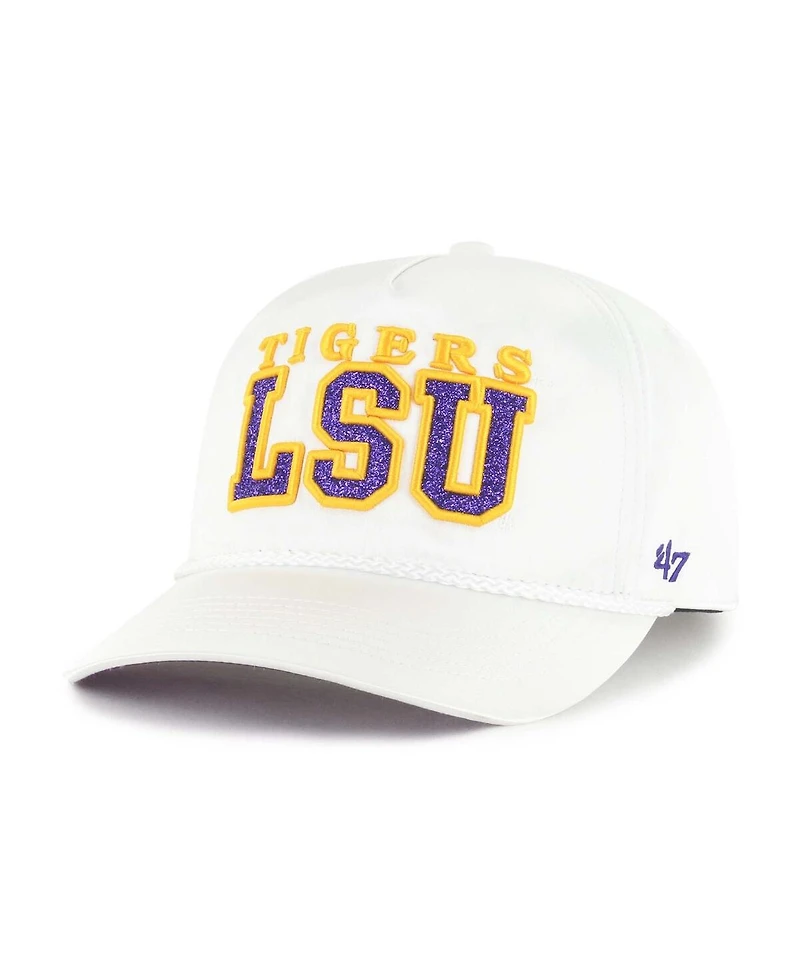 '47 Women's Brand White Lsu Tigers Outspoken Hitch Adjustable Hat