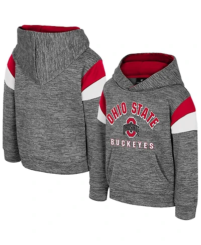Colosseum Toddler Gray Ohio State Buckeyes Wizard City Hoodie