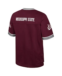 Colosseum Men's Maroon Mississippi State Bulldogs Nothing but the Hits Football Jersey