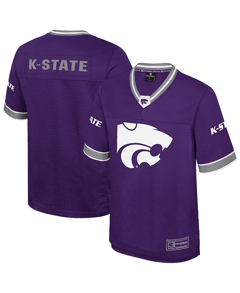 Colosseum Men's Purple Kansas State Wildcats Nothing but the Hits Football Jersey