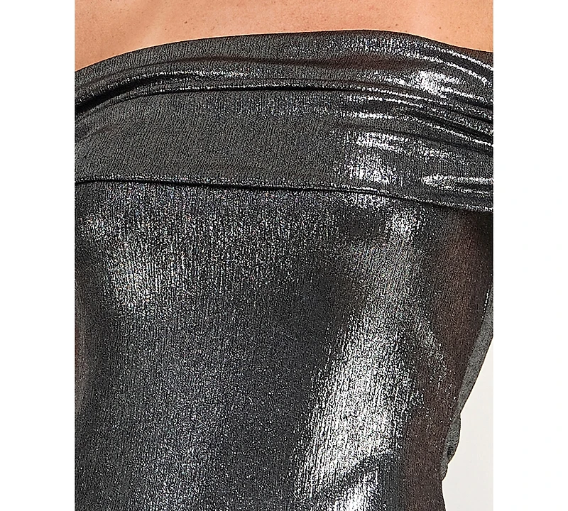 Seni & Cade Juniors Lurex Off-The-Shoulder Top