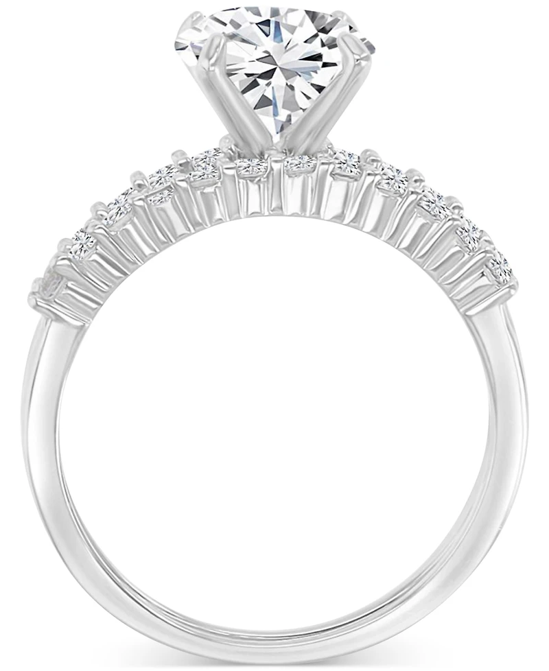 Macy's Cubic Zirconia Ring (11.88 ct.t.w.) Sterling Silver