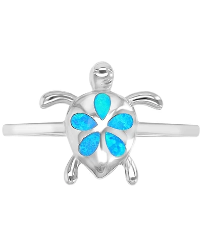 Macy's Tortoise Opal (0.25 ct. t.w.) Ring Sterling Silver