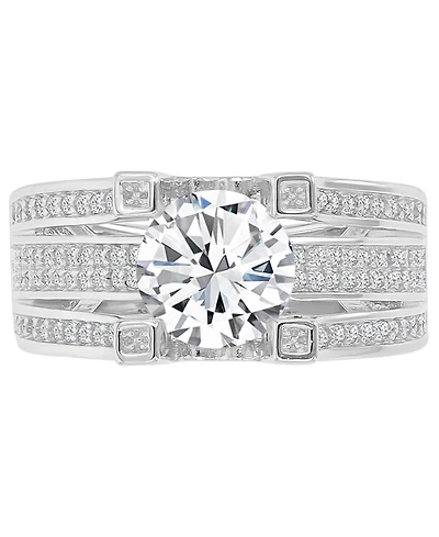 Macy's Cubic Zirconia Ring (3.46 ct.t.w.) Sterling Silver