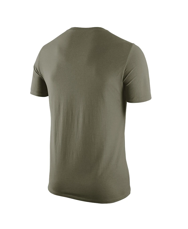 Nike Men's Olive Air Force Falcons Apls Fighting Falcon Collection Rivalry T-Shirt