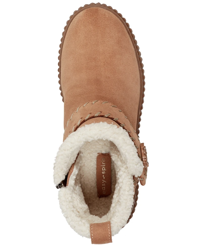 Easy Spirit Women's Brendan Cozy Waterproof Side Zip Booties