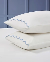 Peri Home Scallop 300-Thread Count Cotton -Pc. Sheet Set
