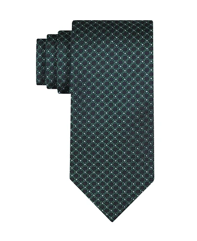 Tommy Hilfiger Men's Hannah Geometric Floral Print Tie