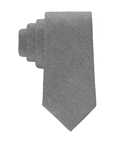 Tommy Hilfiger Men's Hazel Herringbone Solid Tie