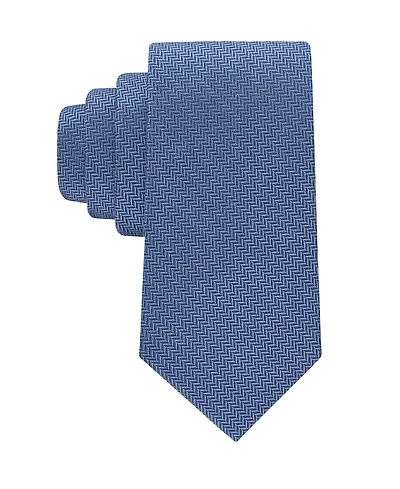 Tommy Hilfiger Men's Hazel Herringbone Solid Tie