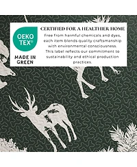 Linery & Co. Deer & Trees Microfiber Quilt Set with Shams