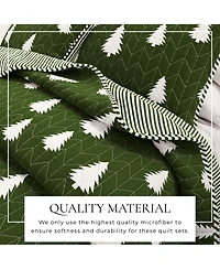 Linery & Co. Lodge Microfiber Quilt Set with Shams