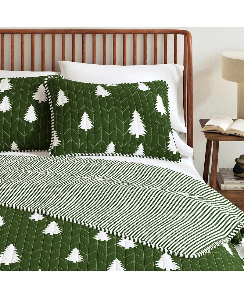 Linery & Co. Lodge Microfiber Quilt Set with Shams