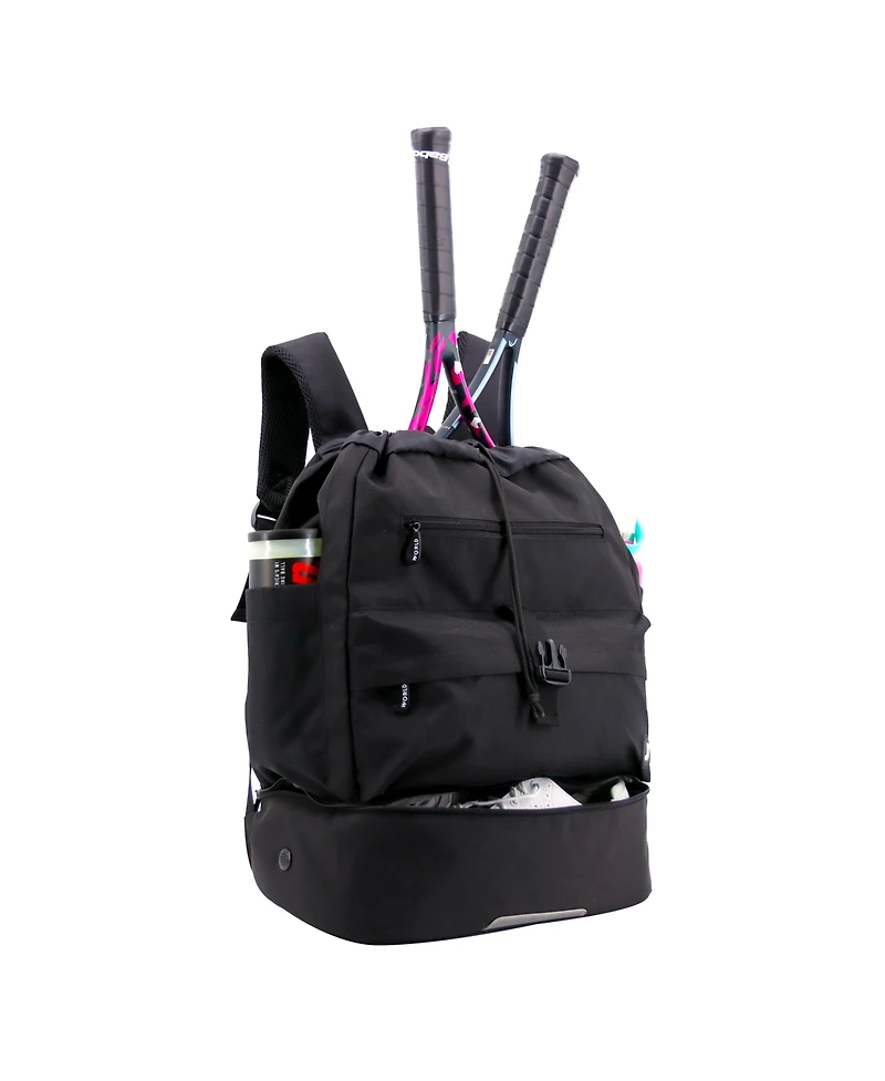 J World Ace Racket Sports Backpack with Protection & Multiple Storage Compartments