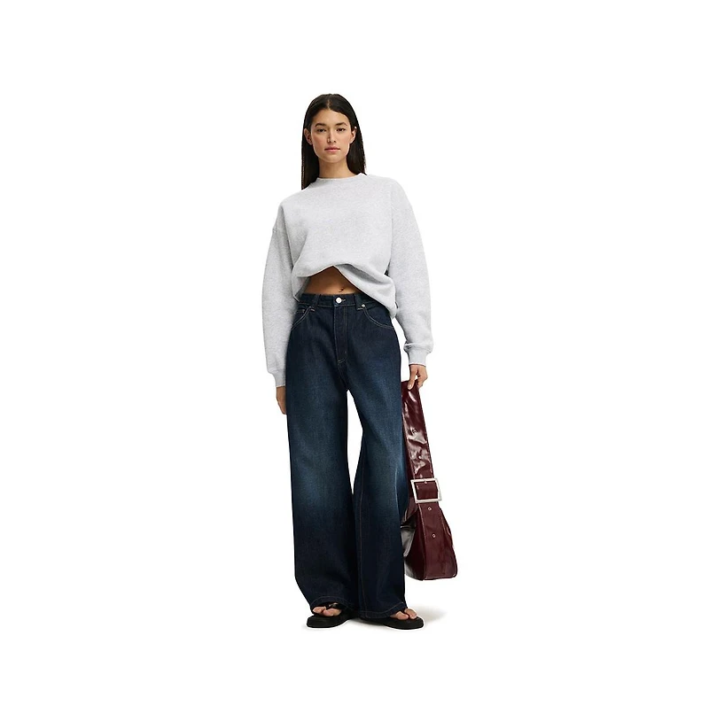 Cotton On Women's Oversized Fleece Sweatshirt